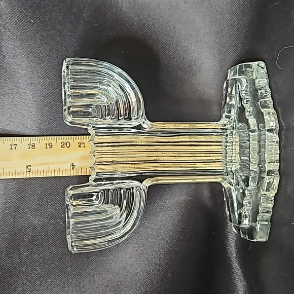 RARE Pair of Art Deco Anchor Hocking Queen Mary Double Branch Cactus Hol… - Picture 8 of 8